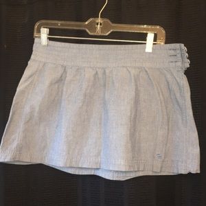 Abercrombie & Fitch Denim skirt with button detail